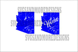 Distressed state of Arizona svg dxf png cutting file for cricut silhouette cameo