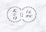 With this ring wedding svg cutting file for cameo cricut silhouette,wedding cutting file,wedding svg,marriage svg file,clear acrylic