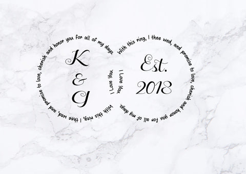 With this ring wedding svg cutting file for cameo cricut silhouette,wedding cutting file,wedding svg,marriage svg file,clear acrylic