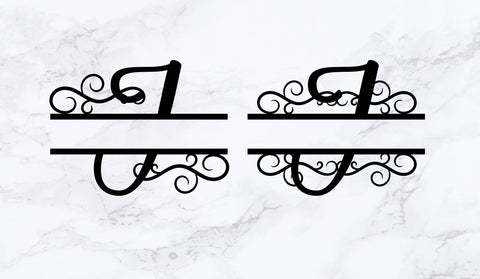 Split monogram svg,Letter I split monogram dxf cutting file for cameo cricut silhouette,wedding cutting file,wedding svg,