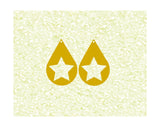 Earrings svg,Star earrings svg,Faux leather earring svg,Faux leather earring template,Earring cut file for cricut