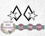 earring svg,diamond earring svg,star earring svg,Faux leather earring svg,Faux leather earring template,Earring cut file for cricut