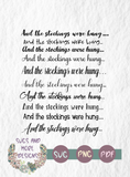 christmas svg, christmas stocking svg, christmas stockings pdf, christmas stocking sayings, and the stockings were hung,