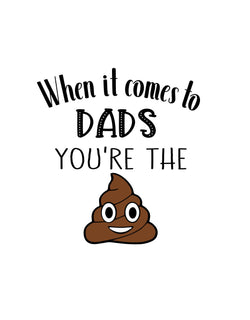 Father's day svg cutting files,dad svg,poop emoji,gift for father's day,svg dxf cameo silhouette cricut laser cutting file