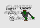 Flossenstein floss Halloween monster svg,Halloween file,Floss svg,cricut cameo silhouette svg file,svg cutting file,halloween svg