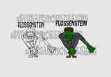 Flossenstein floss Halloween monster svg,Halloween file,Floss svg,cricut cameo silhouette svg file,svg cutting file,halloween svg
