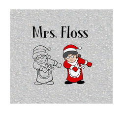 Mrs Claus svg,Mrs Floss dance,Santa claus Funny christmas svg,Christmas svg,Christmas clipart,Cricut silhouette svg cutting file