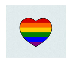 Rainbow heart,LGBTQ heart,LGBTQ supporter,Trans pride,gay pride,gay pride heart,rainbow heart svg